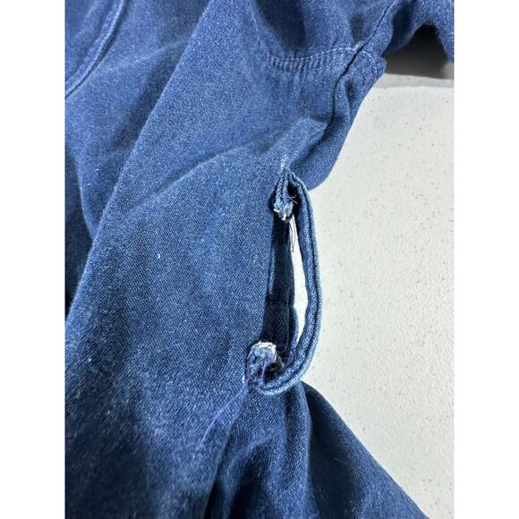 Gene Ewing BIS Womens Denim Jacket Blazer Size P Elastic Waist Pockets Vintage - Picture 8 of 8